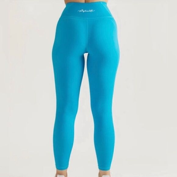Alphalete pulse kinetic high waisted leggings teal blue - Picture 2 of 5